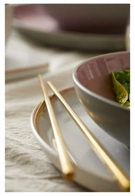 Jedálenské paličky v zlatej farbe so stojanom Bitz Brass