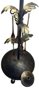 Lampa do obývačky Tiffany SPRING Murano Iron Base 56*40