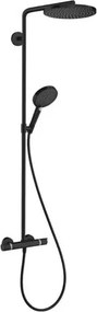 Hansgrohe Raindance Select S sprchový systém s termostatickou batériou matná čierna 27633670