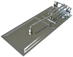 Mereo Mereo, Tanierová sprcha horná, s vodopádom, hranatá 500x200 mm, nerez, MER-CB495N