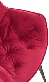 Stolička Tanna - zamat - Červená