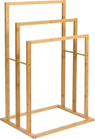 Dekorstudio Bambusový vešiak na uteráky 3-ramenný