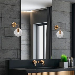 Nástenné svietidlo v bronzovej farbe ø 15 cm Viran – Opviq lights