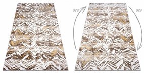 Luxusný kusový koberec akryl Foy béžový 80x300cm