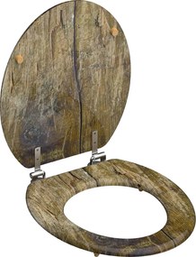 Eisl Sanitär WC sedadlo MDF Solid Wood 80024