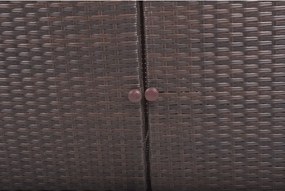 Záhradný odkladací stolík z umelého ratanu 90x50 cm Padua – Garden Pleasure