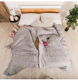 Obliečky Velur sivé satén EMI