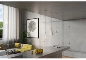 Luster na lanku DEMI 1xE27/60W/230V biela