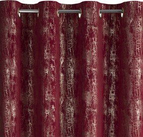 ZATEMŇOVACÍ ZÁVES NA KRÚŽKOCH INGRID 140X250 CM VZOROVANÁ