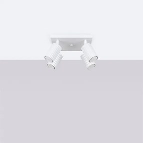 Sollux SL.1545 - Bodové svietidlo KARBON 4xGU10/10W/230V biela