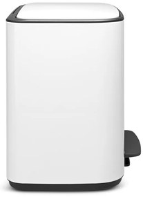 Brabantia BO pedálový kôš 11+23L biela