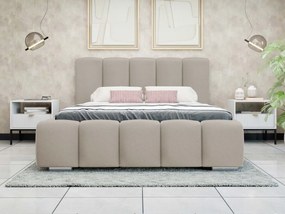 Čalúnená manželská posteľ Lisko, Rozmer postele: 140x200, Farba poťahu: Paros 02