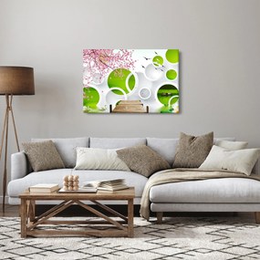 Obraz - Mólo nad jazerom (90x60 cm)