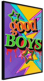 Artgeist Plagát - Good Boys [Poster] Veľkosť: 40x60, Verzia: Zlatý rám