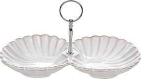 DEKORAČNÉ KERAMICKÉ MISKY AVRIL 29X16X4 CM KRÉMOVÁ