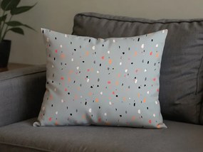 Sada 2 ks dekoračných obliečok na vankúš PINTURA 40x60 cm, sivá