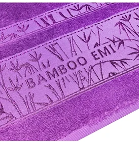 Uterák bamboo fialový 50x100 cm EMI