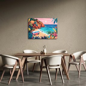 Obraz - Karavan pri oceáne (70x50 cm)