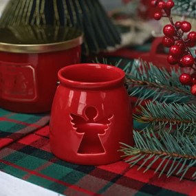 Lampáš LANERN červený s anjelom 982648