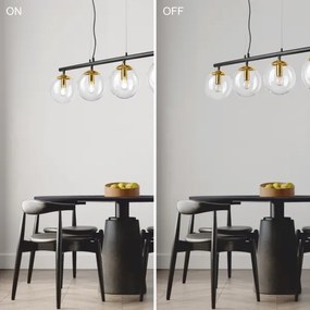 Luster na lanku ELOISE 4xE14/15W/230V