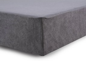 XPOSE® Froté nepriepustný chránič matraca - tmavo sivý 160x200 cm