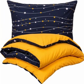 4Home Bavlnené obliečky Night sky, 140 x 200 cm, 70 x 90 cm, 140 x 200 cm, 70 x 90 cm