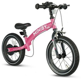 Detský bicykel Miniby 14" ružový