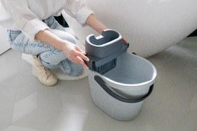 York Kruhový vedro s plochou stierkou Eco Ego