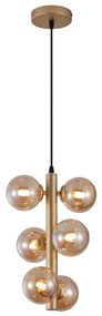 Wofi 6014-601W - LED Luster na lanku VILLA 6xG9/3W/230V zlatá W4400