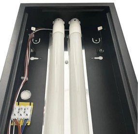 Žiarivkové svietidlo T8 2xG13/18W/230V 120 cm čierna