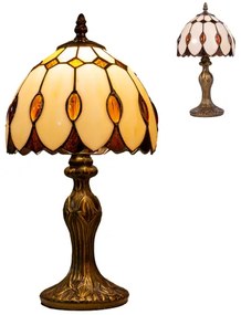Rustikálna lampa nočná Tiffany Prezent 227 vzor 16 30*17,5