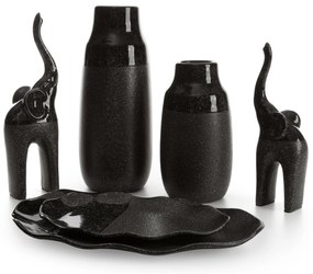 DEKORAČNÁ SOŠKA MANDI 12X7X35 CM TMAVOSIVÁ