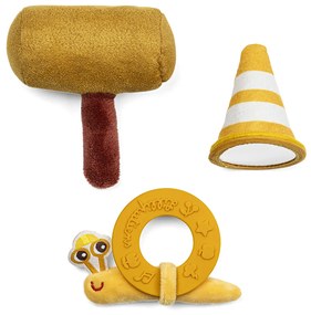 Lilliputiens - textilná hračka s aktivitami - údržbár psík Jules