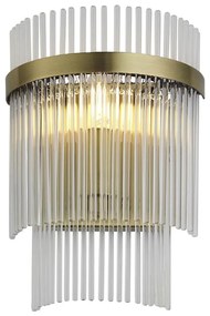 Endon 99168 - Nástenné svietidlo MARIETTA 1xE14/6W/230V mosadz/číra