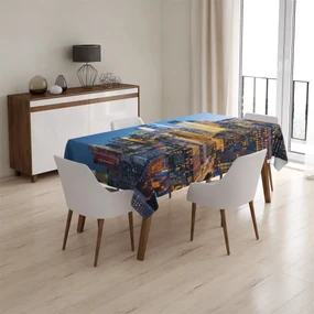 Sablio Obrus Nočné mrakodrapy - 145x240 cm