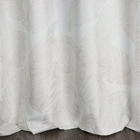 ZATEMŇOVACÍ ZÁVES NA KRÚŽKOCH LIMITED COLLECTION LUNA2 140X250 CM BIELA