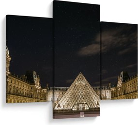 Obraz - Louvre v noci (90x60 cm)