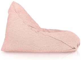 Sedací vak Bermudy pudrovo ružový bouclé