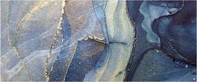 Obraz - Abstrakcia alkoholovým atramentom (120x50 cm)