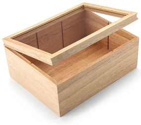 Continenta C3290 - Box na čajové vrecúška 23x17,5 cm gumovník