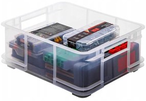 CURVER 2. akosť - Úložný box, rovná plastová debnička, stohovateľný AURORA - 44 x 35 x 16 (19L)