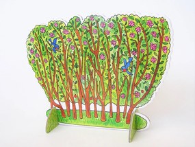 MARIONETINO – Šípkový ker – kulisa k bábkovému divadlu