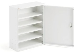 Kancelárska skrinka SERVE, 580x470x205 mm, biela
