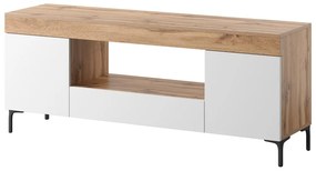 TV skrinka/stolík Giuseppo  (dub lancaster + biela). Akcia -19%. Vlastná spoľahlivá doprava až k Vám domov. 1098643