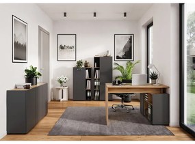 Rohový pracovný stôl 90x120 cm Adrano – Germania