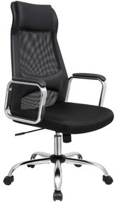 Kancelárska ergonomická stolička, čierna