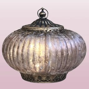 LED retro ružovo zlaté svietidlo kov