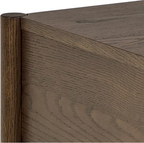 Nočný stolík v dekore duba v tmavoprírodnej farbe Monfort – Actona