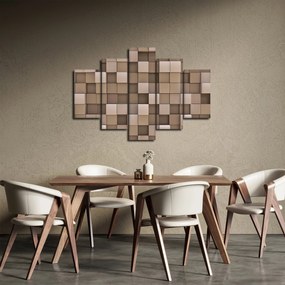 Obraz - Béžové kocky (150x105 cm)