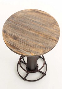 Kovový barový stôl Ruhr v industriálnom štýle - Bronzová